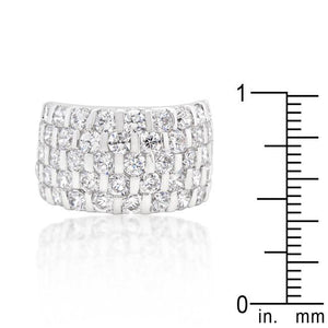 Channel Set Princess Cut Ring - Jewelry Xoxo