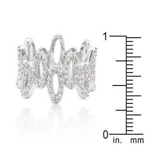 Cubic Zirconia Oval Fashion Ring - Jewelry Xoxo