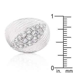 Classic Cubic Zirconia Dome Ring - Jewelry Xoxo