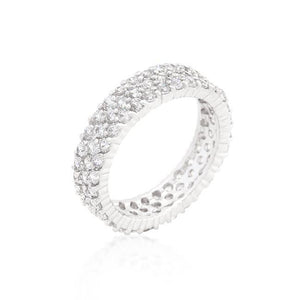 Pave Eternity Ring - Jewelry Xoxo