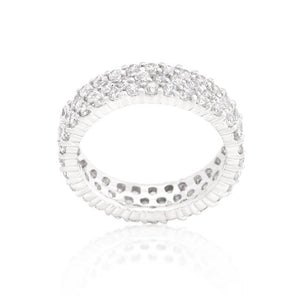 Pave Eternity Ring - Jewelry Xoxo