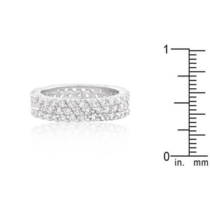 Pave Eternity Ring - Jewelry Xoxo