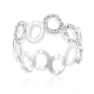 Staggering Hoop Eternity Band - Jewelry Xoxo