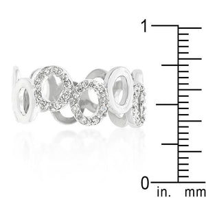Staggering Hoop Eternity Band - Jewelry Xoxo