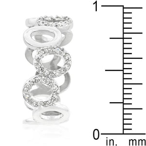 Staggering Hoop Eternity Band - Jewelry Xoxo