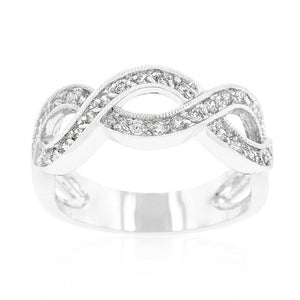 Cubic Zirconia Infinity Band - Jewelry Xoxo