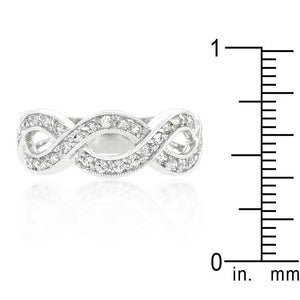Cubic Zirconia Infinity Band - Jewelry Xoxo