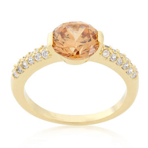 Champagne Isabelle Engagement Ring - Jewelry Xoxo