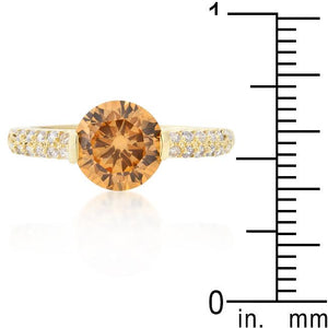 Champagne Isabelle Engagement Ring - Jewelry Xoxo