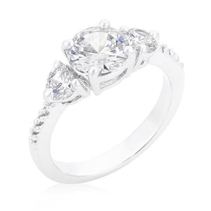 Graduated Engagement Classic Ring - Jewelry Xoxo