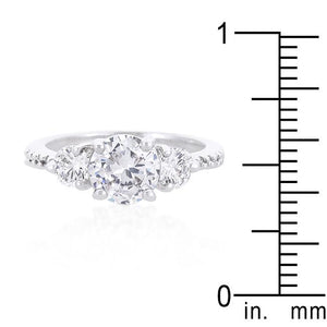 Graduated Engagement Classic Ring - Jewelry Xoxo
