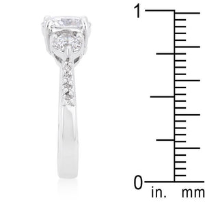 Graduated Engagement Classic Ring - Jewelry Xoxo
