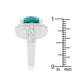 Candy Aqua Cocktail Ring - Jewelry Xoxo