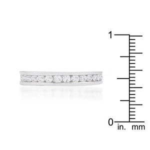 Channel Set Eternity Band - Jewelry Xoxo