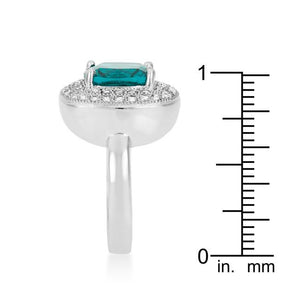 Aqua Bridal Cocktail Ring - Jewelry Xoxo