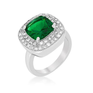 Green Bridal Cocktail Ring - Jewelry Xoxo