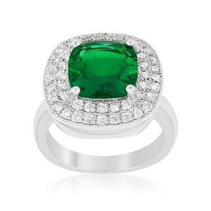 Green Bridal Cocktail Ring - Jewelry Xoxo