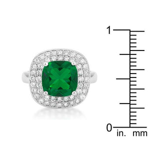 Green Bridal Cocktail Ring - Jewelry Xoxo