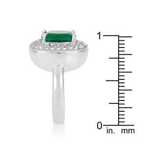 Green Bridal Cocktail Ring - Jewelry Xoxo