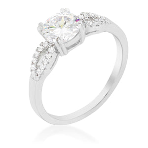 Round Solitaire Engagement Ring - Jewelry Xoxo