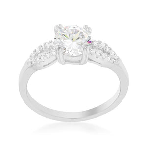 Round Solitaire Engagement Ring - Jewelry Xoxo