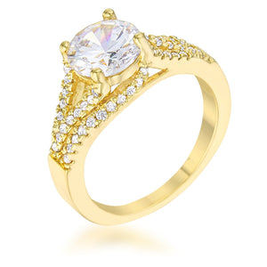 Irine 2.3ct CZ 14k Gold Classic Ring - Jewelry Xoxo