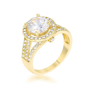 Marylin 2.5ct CZ 14k Gold Classic Ring - Jewelry Xoxo