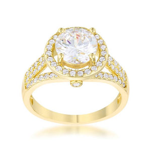 Marylin 2.5ct CZ 14k Gold Classic Ring - Jewelry Xoxo