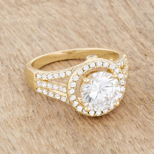 Marylin 2.5ct CZ 14k Gold Classic Ring - Jewelry Xoxo