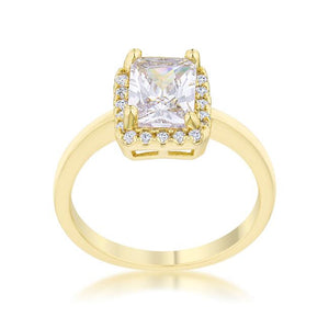 Mariane 2ct CZ 14k Gold Classic Ring - Jewelry Xoxo