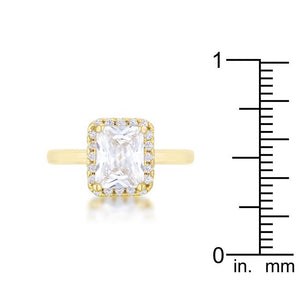 Mariane 2ct CZ 14k Gold Classic Ring - Jewelry Xoxo