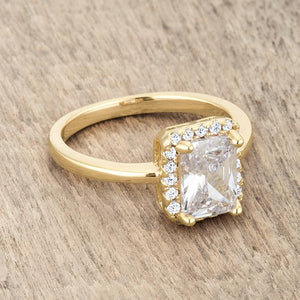 Mariane 2ct CZ 14k Gold Classic Ring - Jewelry Xoxo