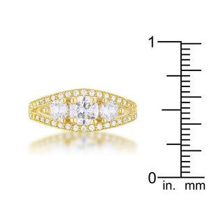 Geneviere 1.45ct CZ 14k Gold Classic Ring - Jewelry Xoxo