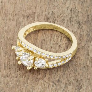 Geneviere 1.45ct CZ 14k Gold Classic Ring - Jewelry Xoxo