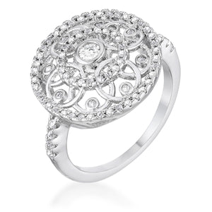 .5 Ct Interlocking Circles Ring with CZ - Jewelry Xoxo