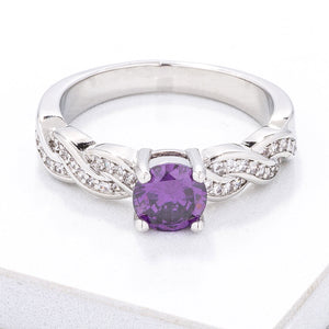 Petite Intertwining CZ Vine Ring - Jewelry Xoxo