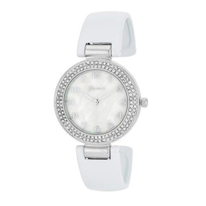 Crystal Watch - White - Jewelry Xoxo