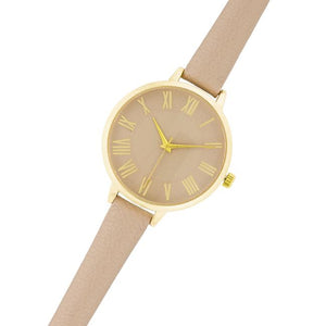 Classic Thin Leather Watch - Jewelry Xoxo