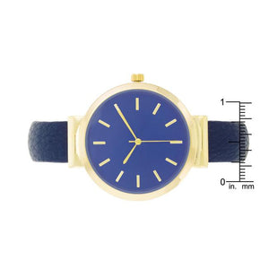 Classic Leather Cuff Watch - Jewelry Xoxo