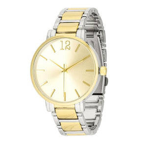 Two Tone Metal Watch - Jewelry Xoxo