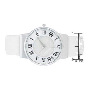 Classic Leather Cuff Watch - Jewelry Xoxo