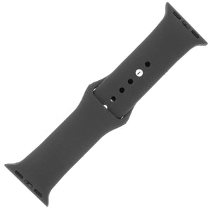 Dark Grey Silicone Sports Watch Band 38mm - Jewelry Xoxo