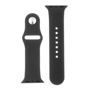 Dark Grey Silicone Sports Watch Band 38mm - Jewelry Xoxo