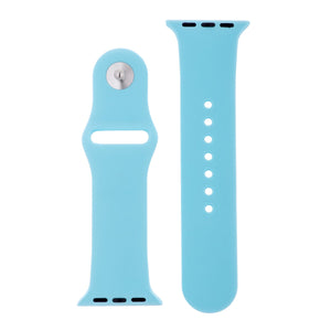 Soft Blue Silicone Sports Watch Band 38mm - Jewelry Xoxo