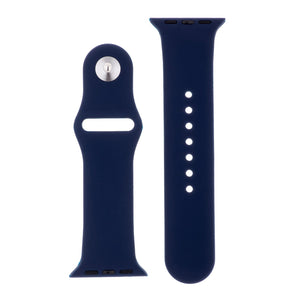 Navy Blue Silicone Sports Watch Band 38mm - Jewelry Xoxo