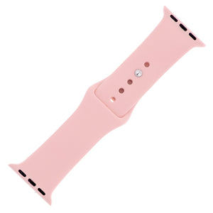 Pale Pink Silicone Sports Watch Band 38mm - Jewelry Xoxo