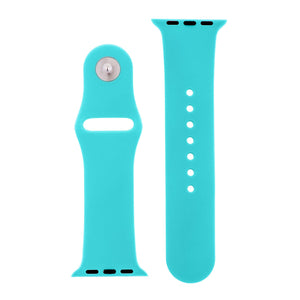 Totally Turquoise Silicone Sports  Watch Band 38mm - Jewelry Xoxo