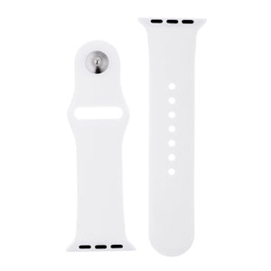 Classic White Silicone Sports Watch Band 38mm - Jewelry Xoxo