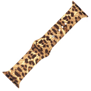 Exotic Cheetah Silicone Sports Watch Band 38mm - Jewelry Xoxo