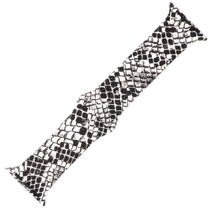 Snake Print Silicone Sports Watch Band 38mm - Jewelry Xoxo